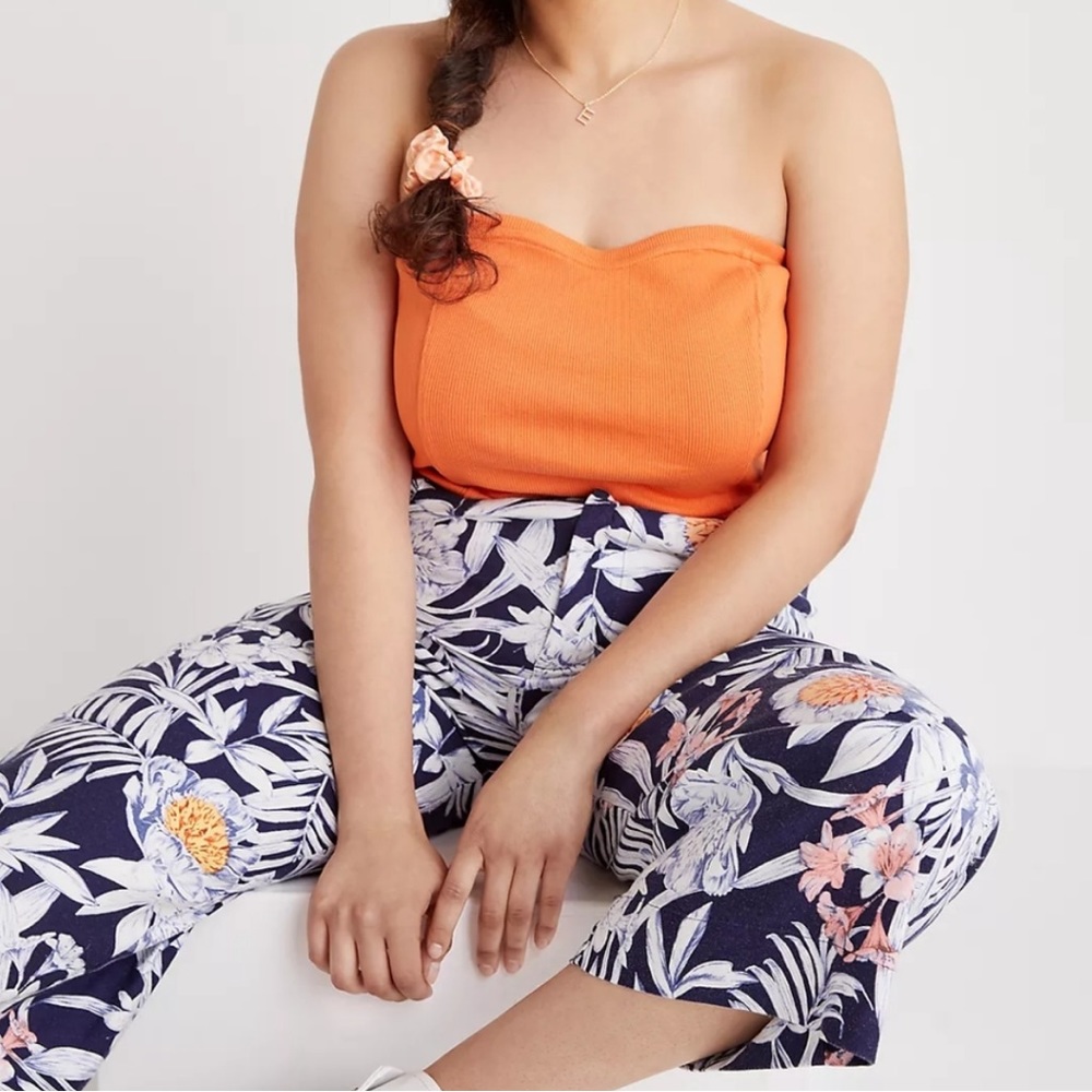 ANTHROPOLOGIE NWT Classic Tube Top in Orange Size Medium
